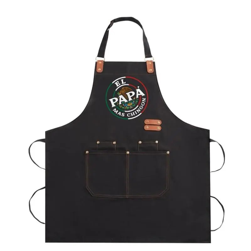 El Papa Más Chingón BBQ Apron